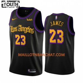 Maillot NBA Los Angeles Lakers LeBron James 23 Nike 2019-20 City Creative Swingman - Enfant